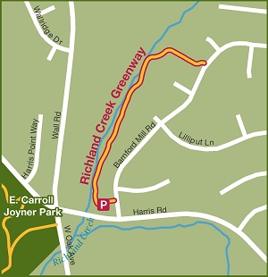 Richland Creek Greenway Map