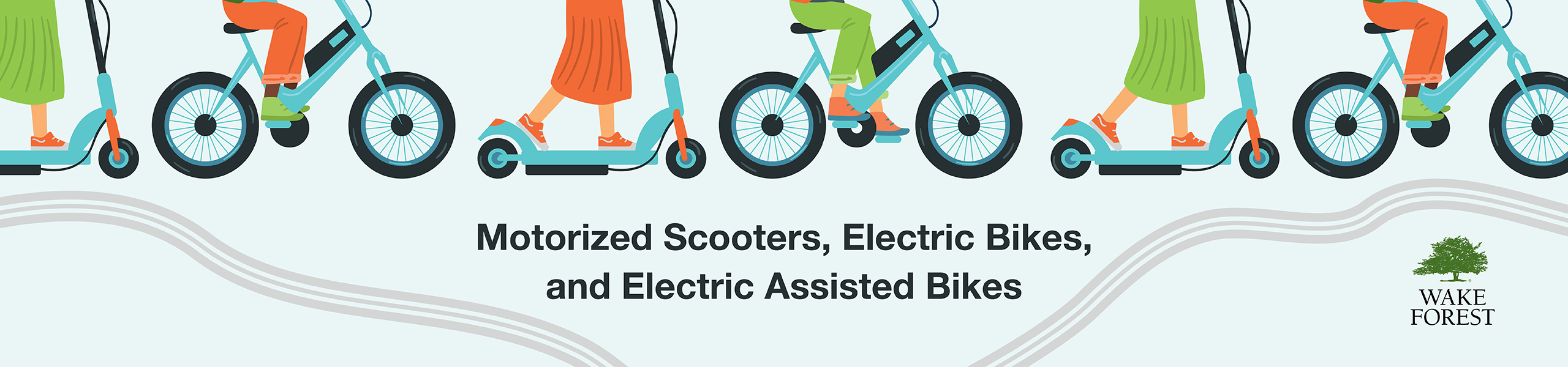 Rules for motorized scooters, electric bicycles & electric assisted bicycles