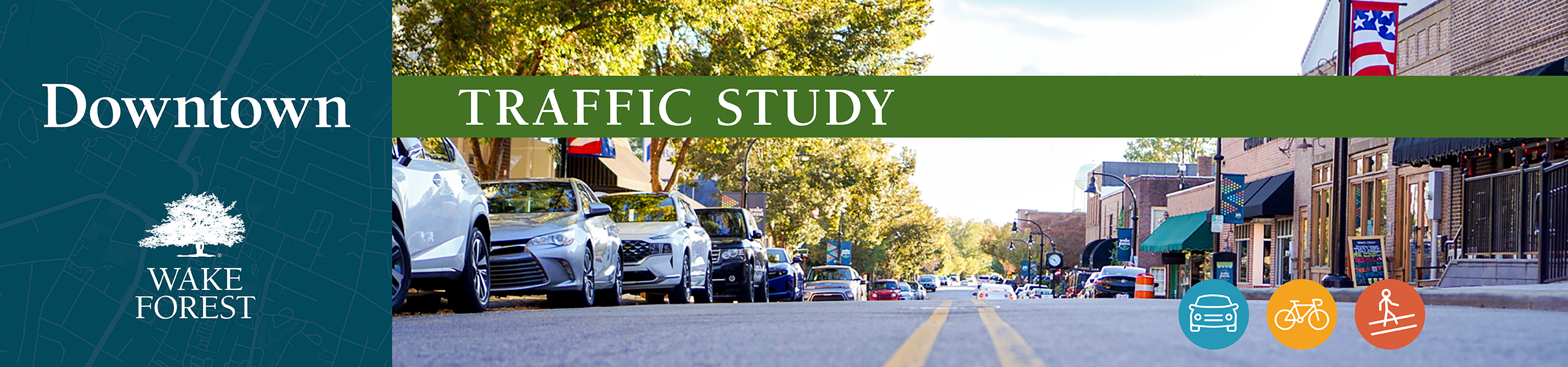 Downtown Traffic Study banner
