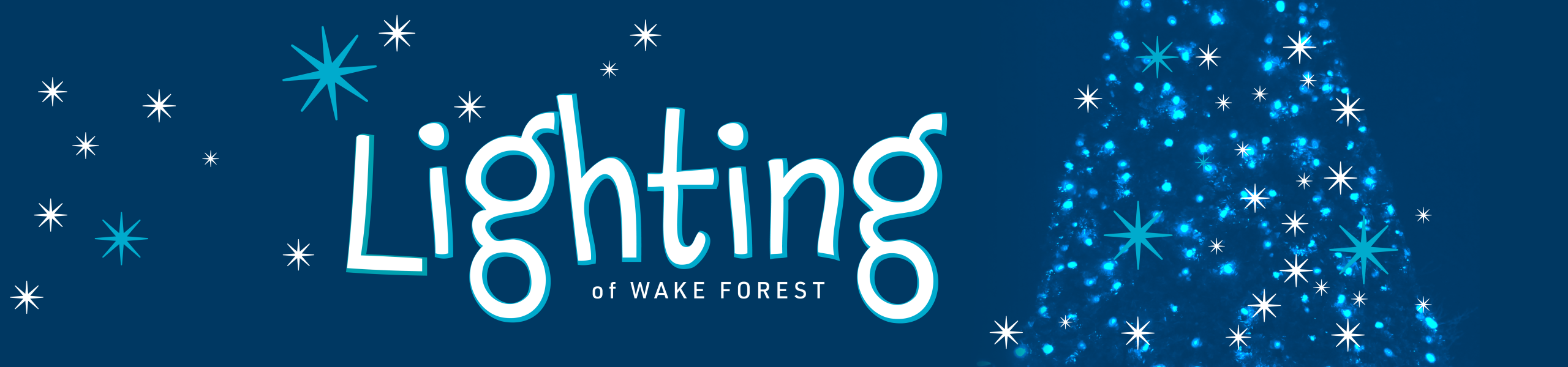 Lighting of Wake Forest