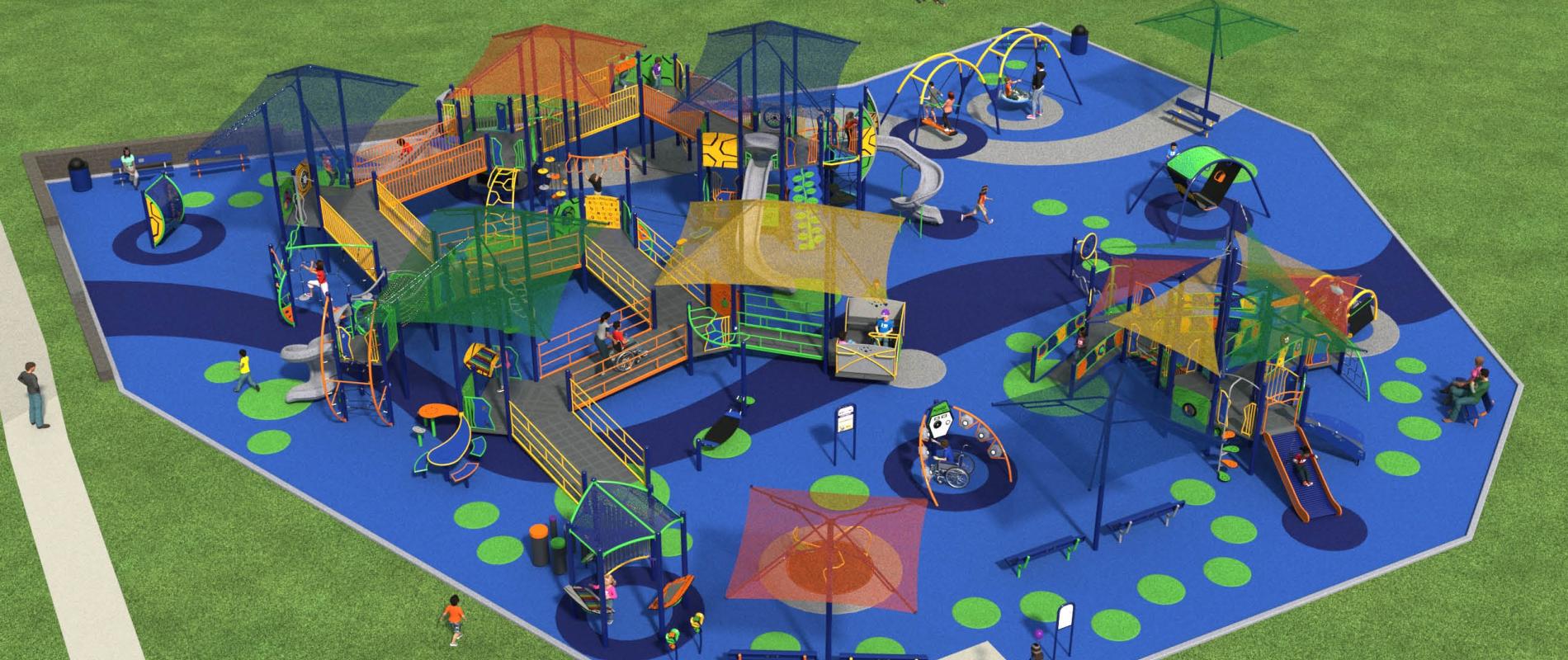 Inclusive Playground rendering 1