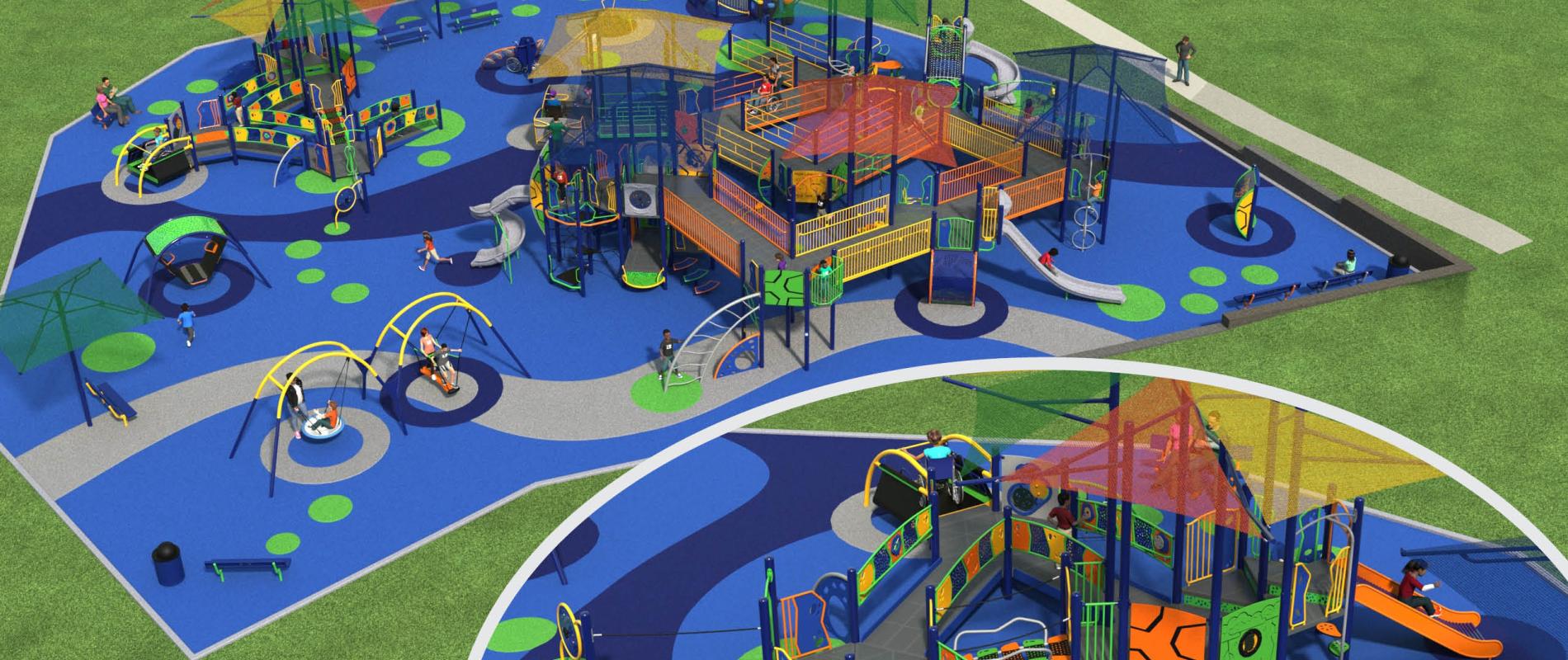 Inclusive Playground rendering 2