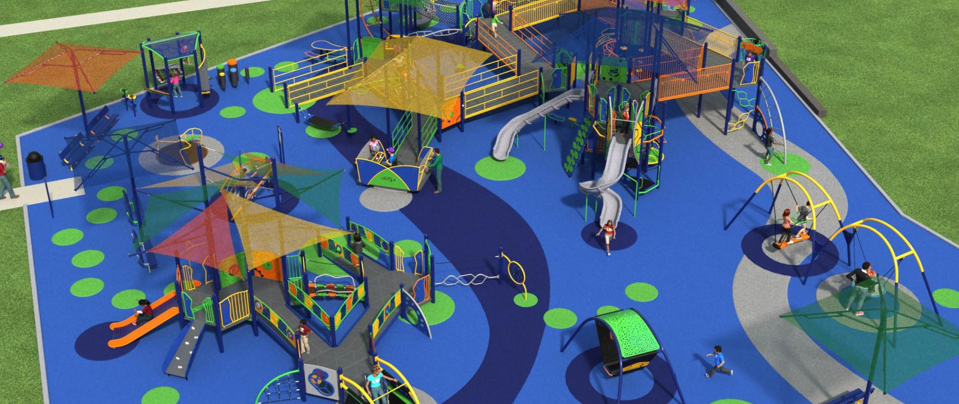 Inclusive Playground rendering 3