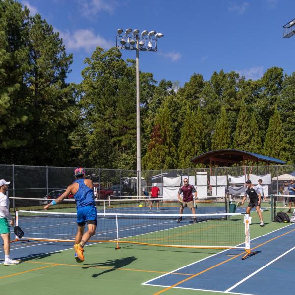 Flaherty Park Pickleball Courts Resurfacing