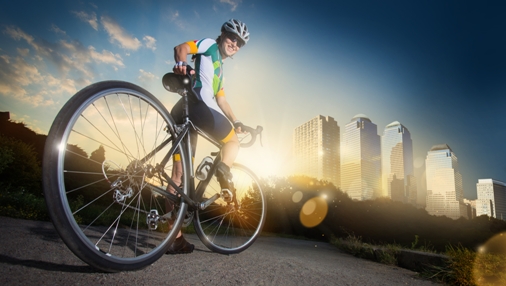 Man and Bicycle