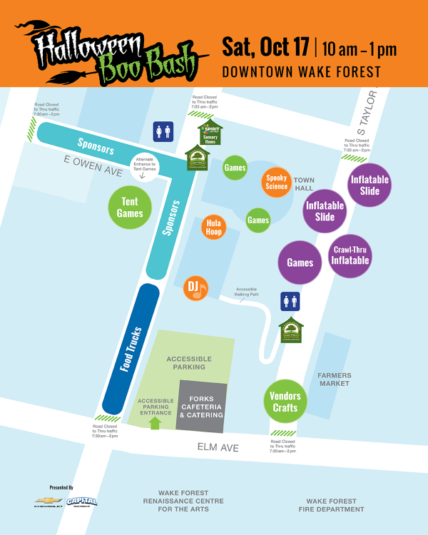 Halloween Boo Bash Event Map