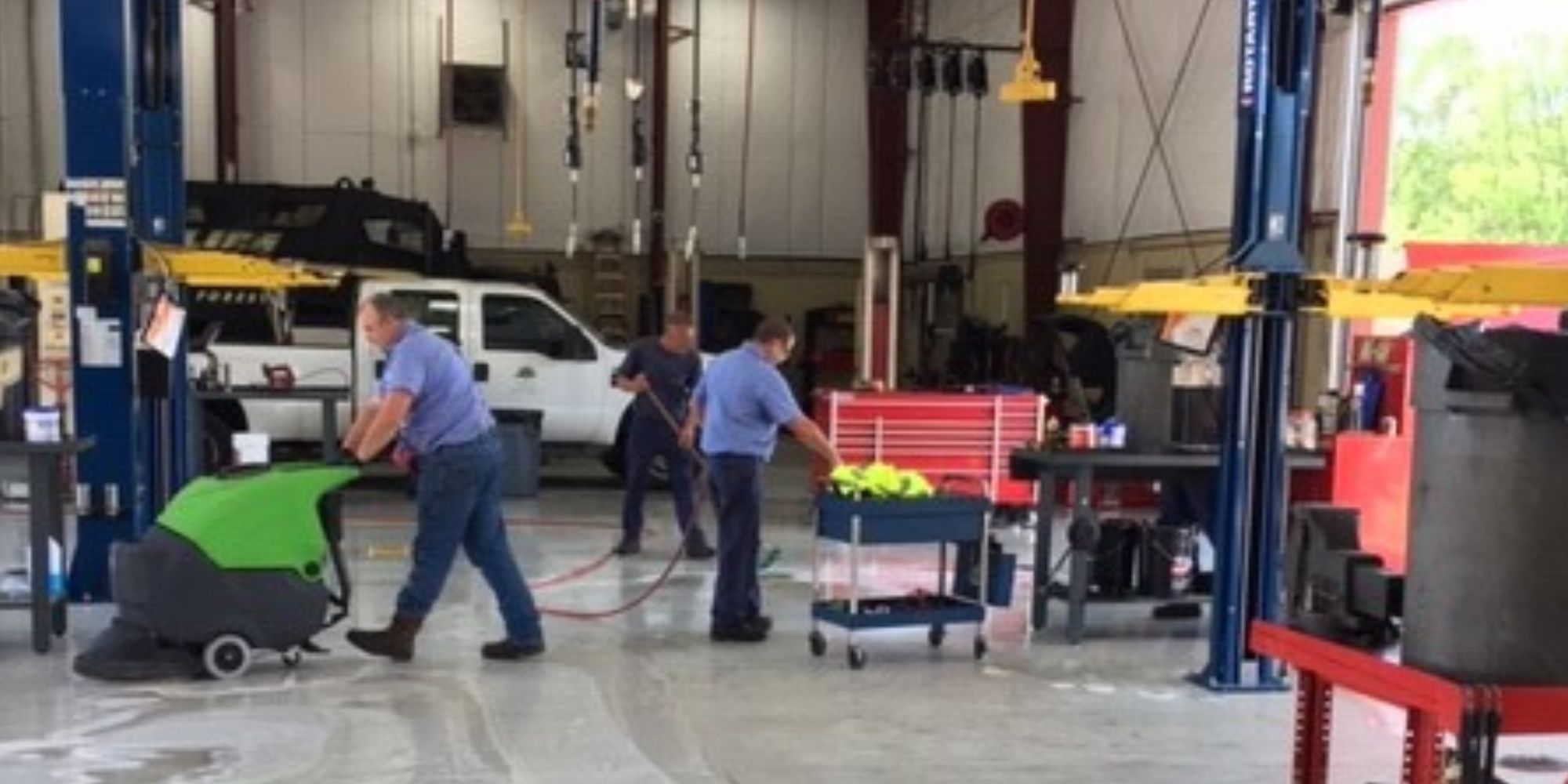 Fleet, Cleaning Shop