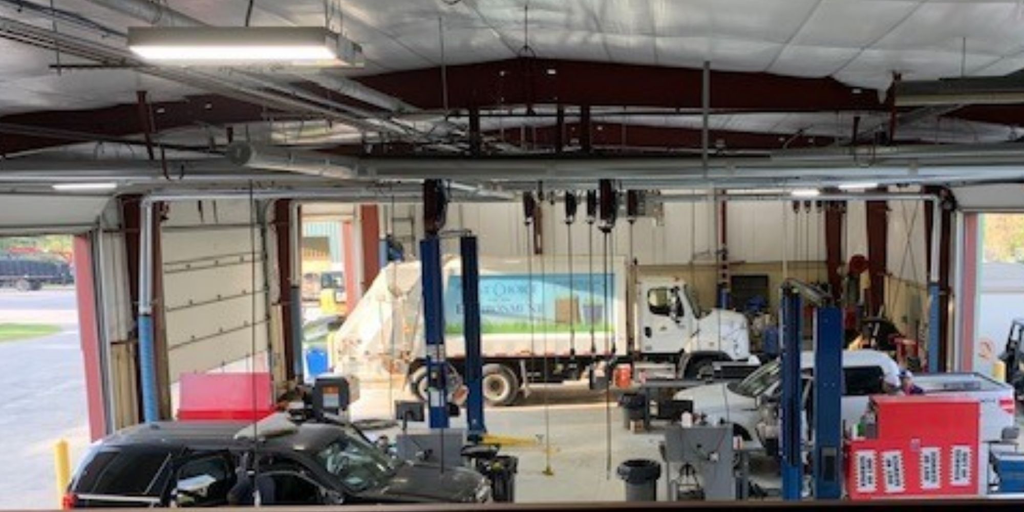 Fleet, YW Truck in Shop