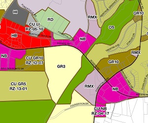 Zoning map snapshot