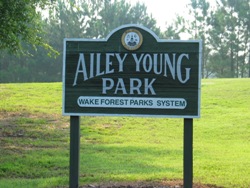 Ailey Young Park Sign