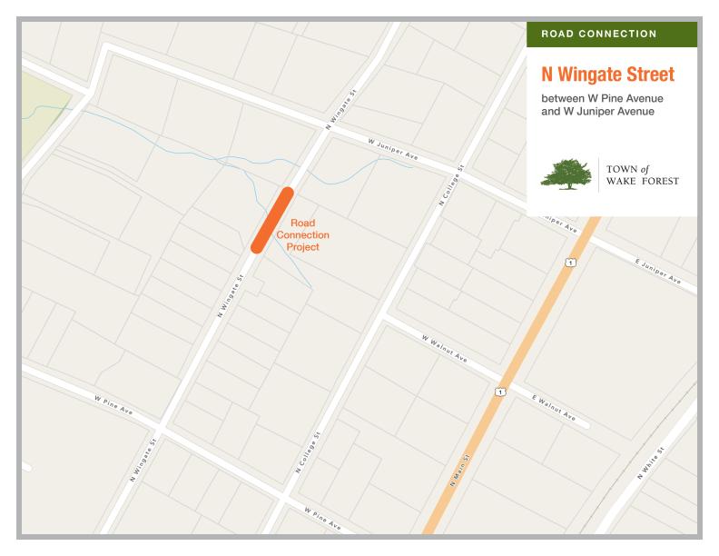 Proposed Road Connections Project Town of Wake Forest, NC