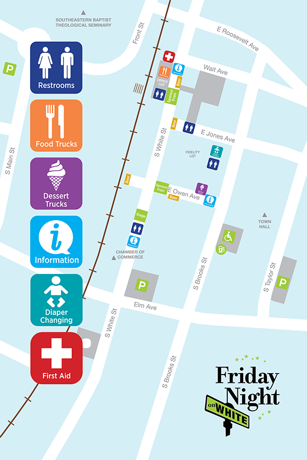 Friday Night on White venue map