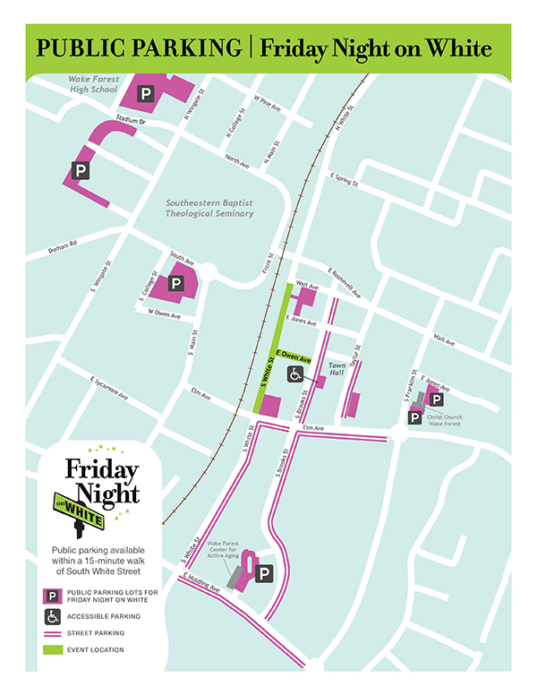 Friday Night On White Parking Map