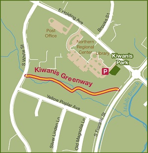 Kiwanis Greenway Map