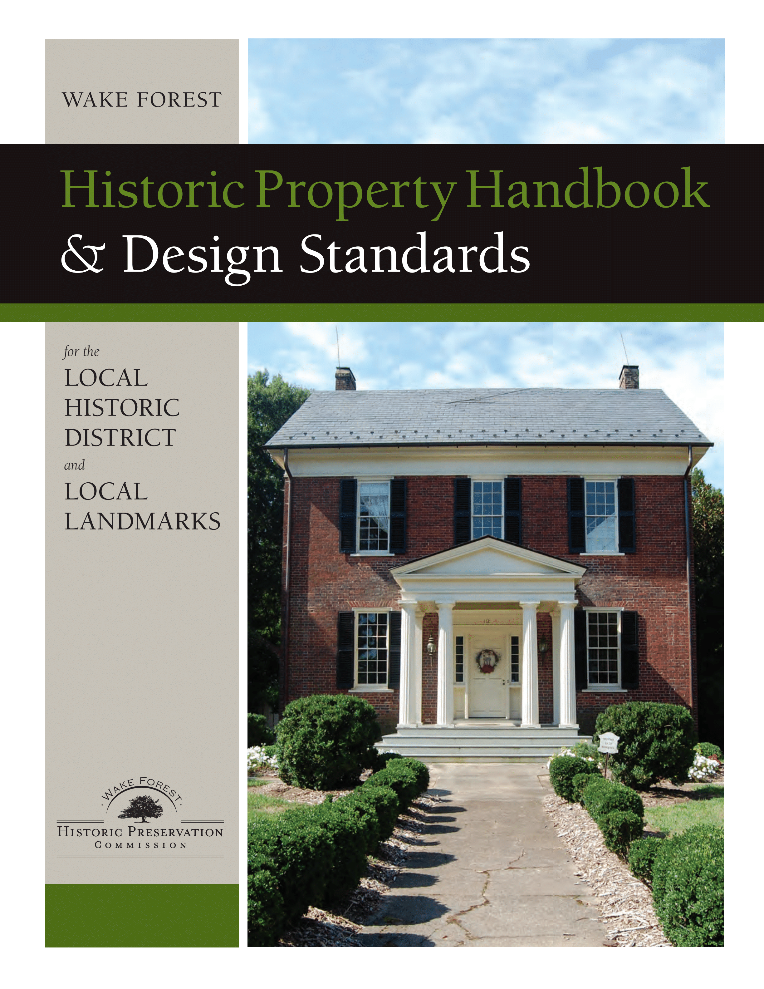 Historic Property Handbook Cover