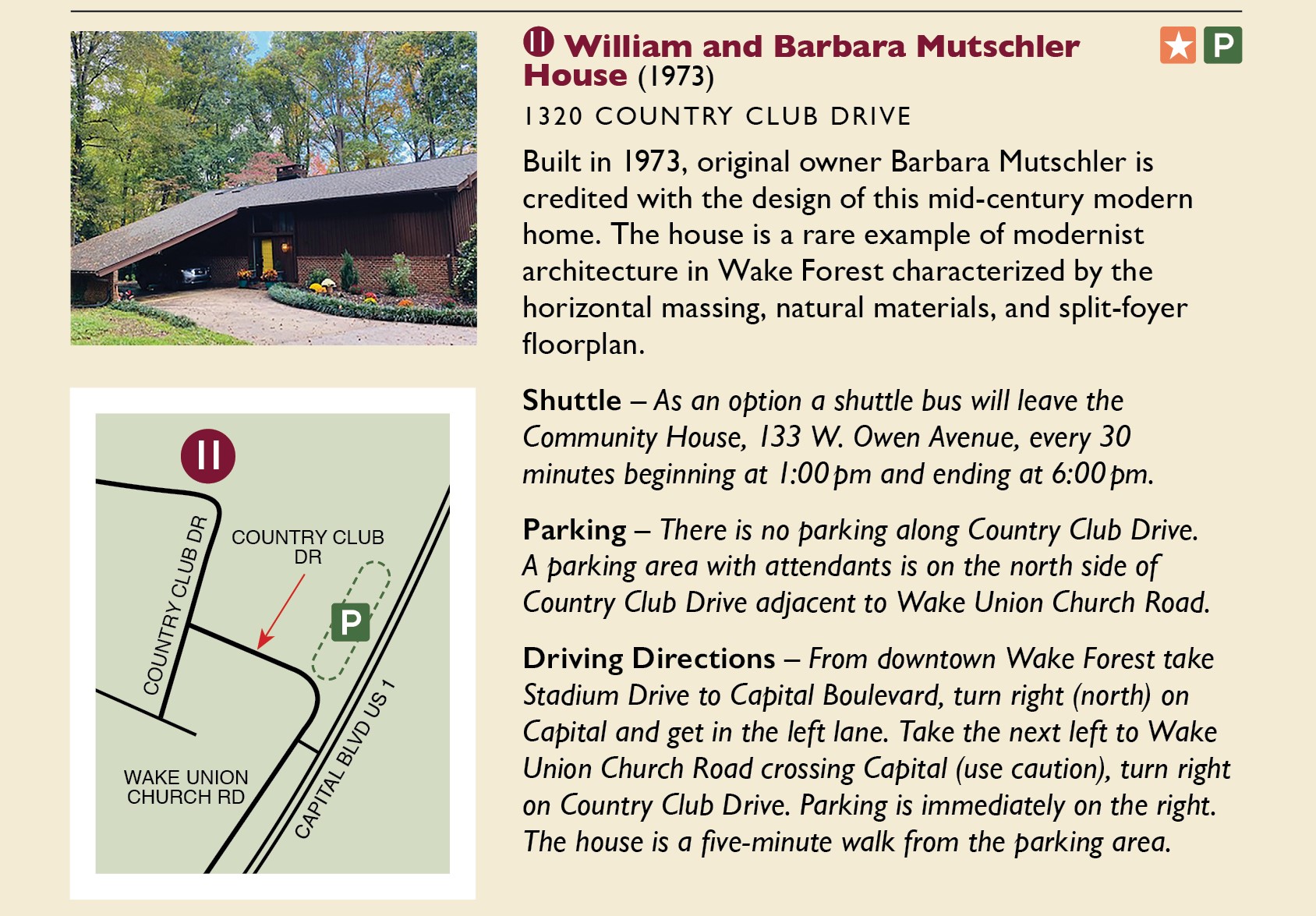 Mutschler House Information
