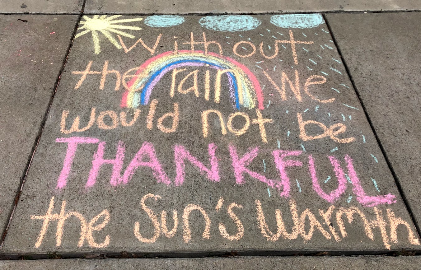 Chalk your Walk Week!  #StayStrongWF 