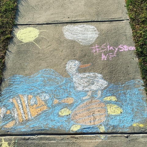 Chalk your Walk Week! #StayStrongWF