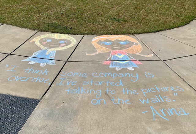 Chalk your Walk Week!  #StayStrongWF 