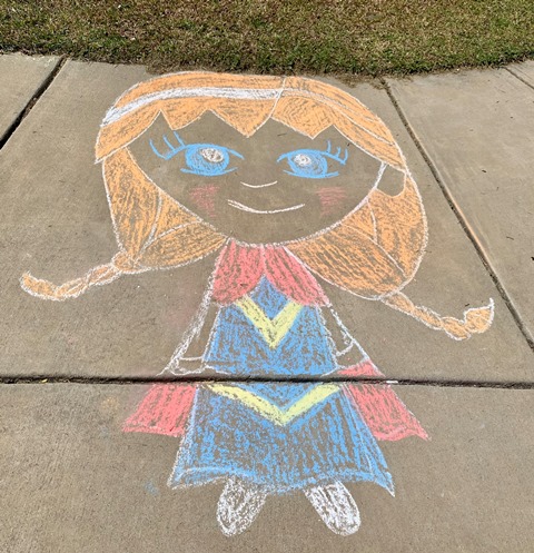 Chalk your Walk Week! #StayStrongWF