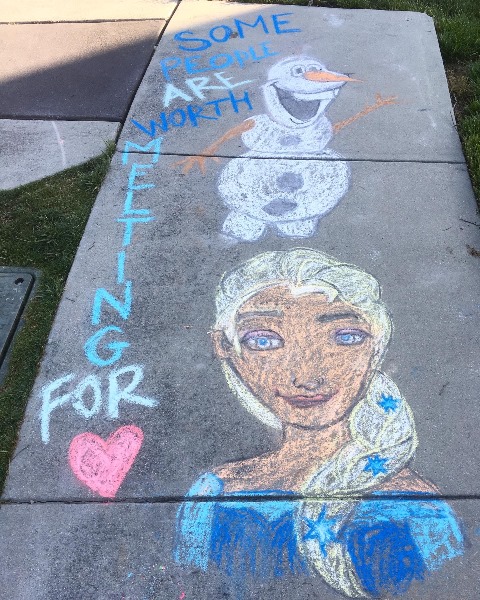 Chalk your Walk Week! #StayStrongWF