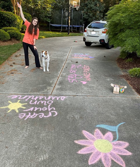 Chalk your Walk Week! #StayStrongWF