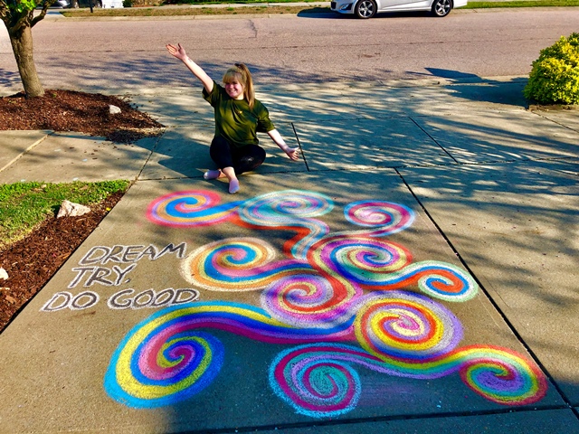 Chalk your Walk Week! #StayStrongWF
