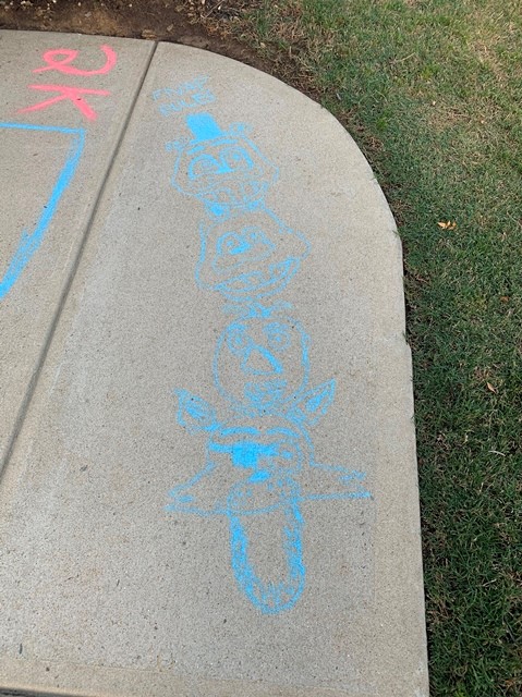Chalk your Walk Week! #StayStrongWF