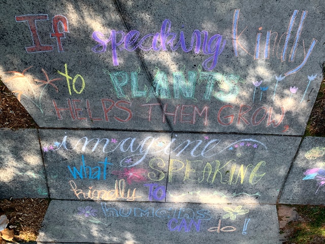 Chalk your Walk Week!  #StayStrongWF 