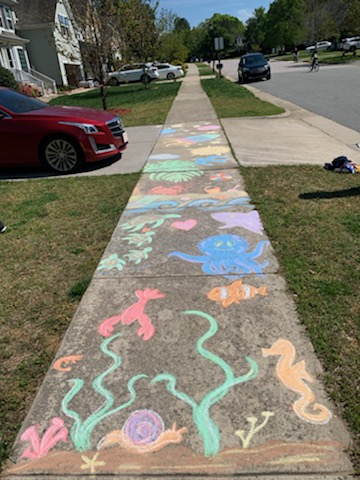 Chalk your Walk Week!  #StayStrongWF 