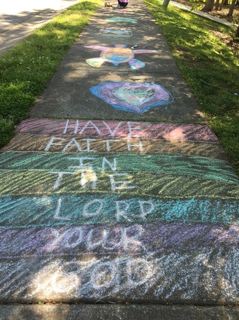 Chalk your Walk Week!  #StayStrongWF 