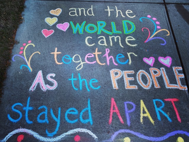 Chalk your Walk Week!  #StayStrongWF 