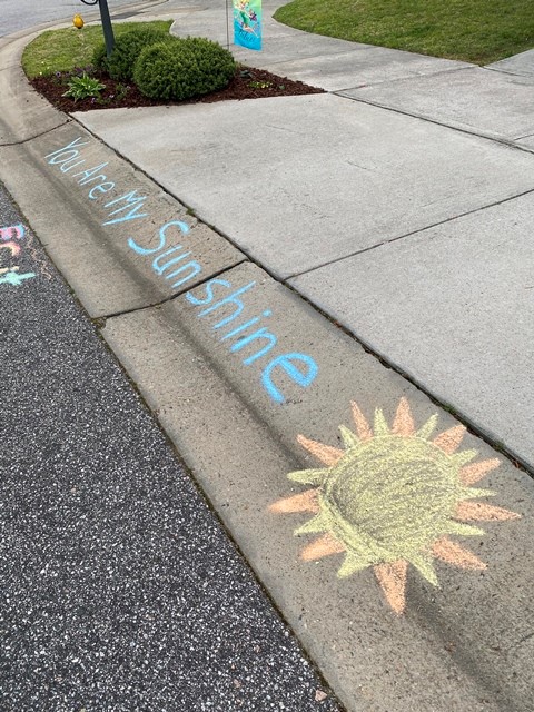 Chalk your Walk Week!  #StayStrongWF 