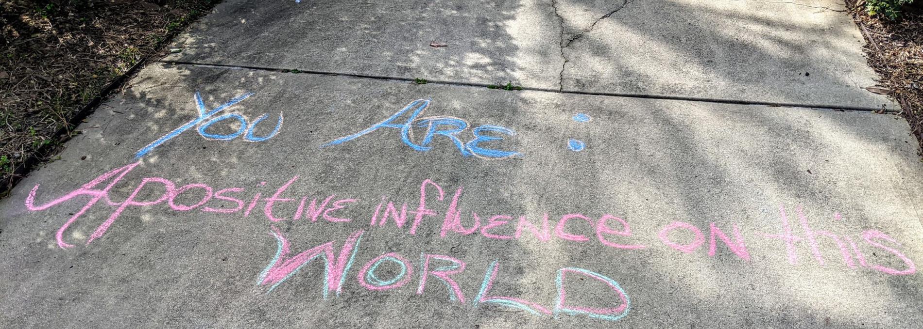 Chalk your Walk Week! #StayStrongWF