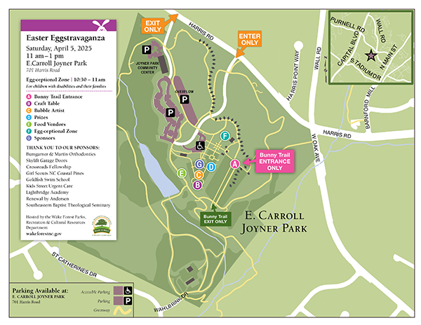 Easter Eggstravaganza Map