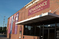 The exterior of the Renaissance centre