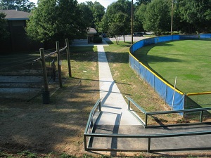 Sidewalk to Boys and Girls Club