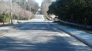 Sidewalks on S Wingate St are complete