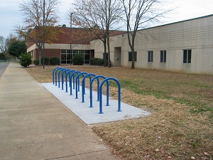 Bike racks at WFMS