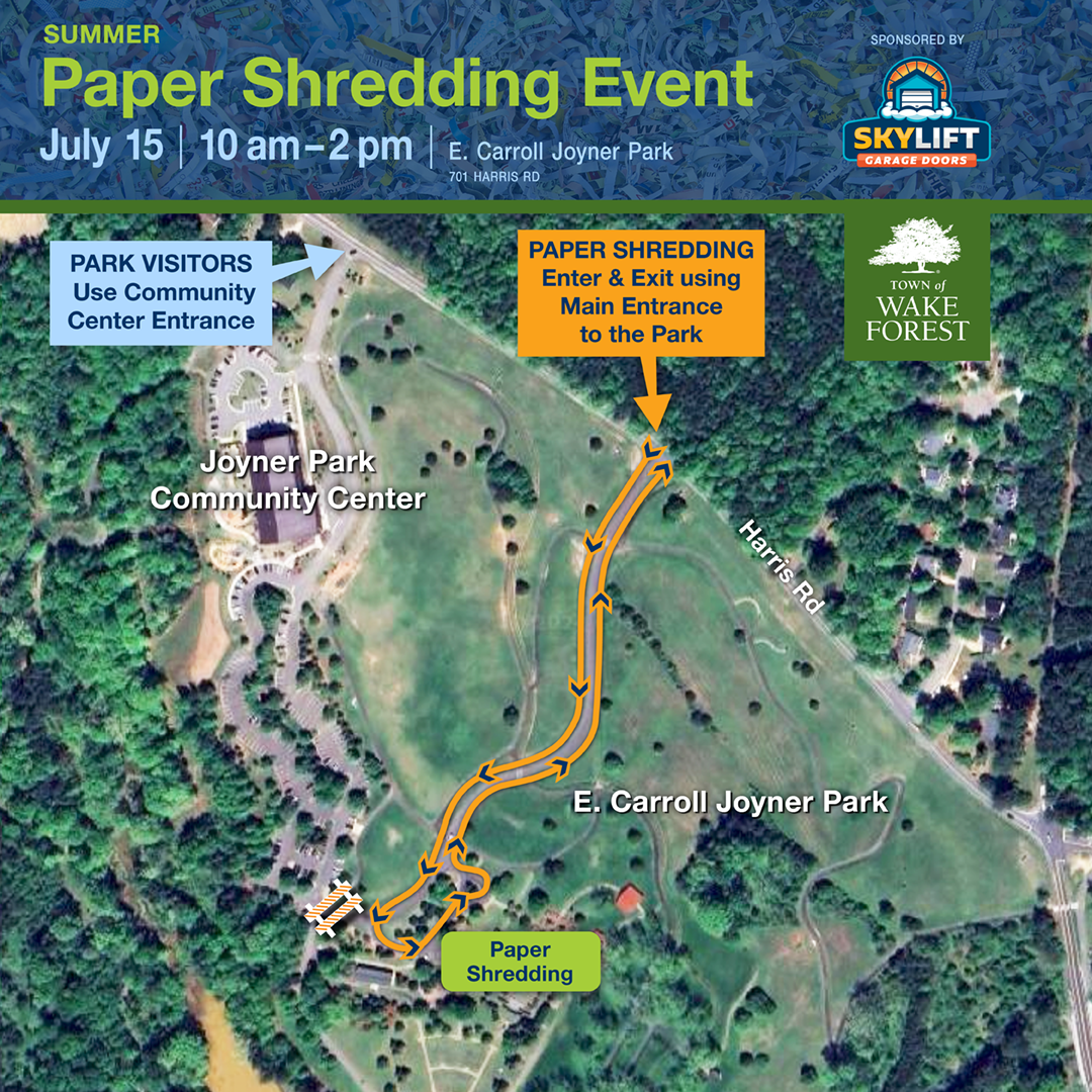 Paper Shredding Event Town of Wake Forest, NC