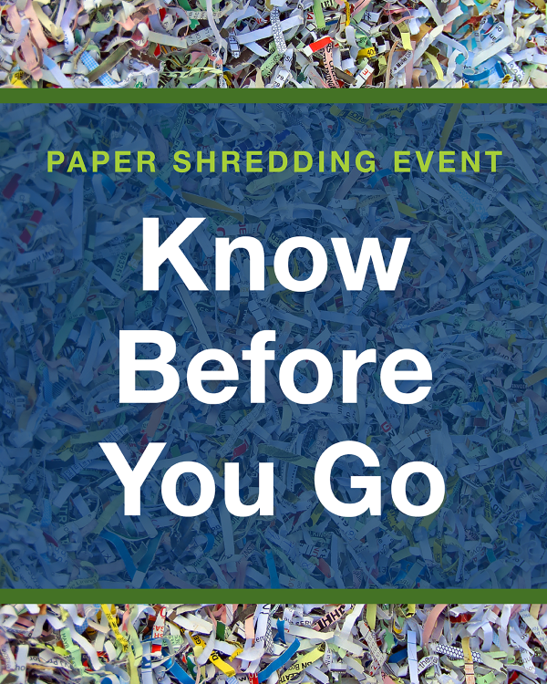 Paper Shredding Event
