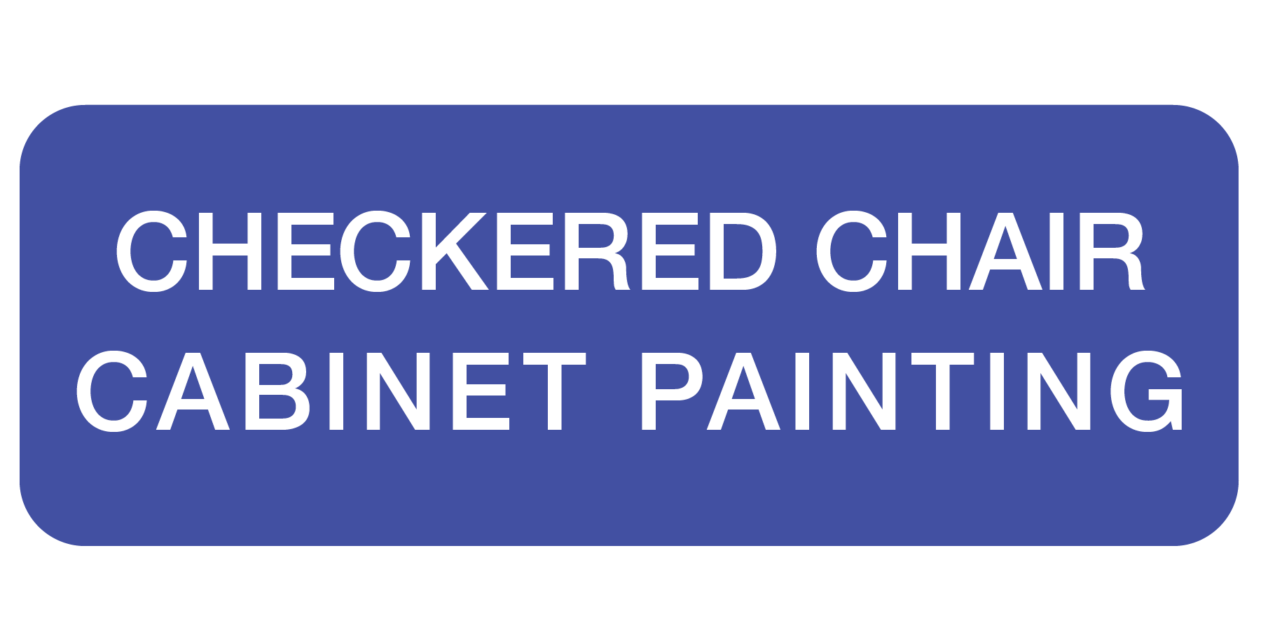Checkard Chair Cabinet Painting