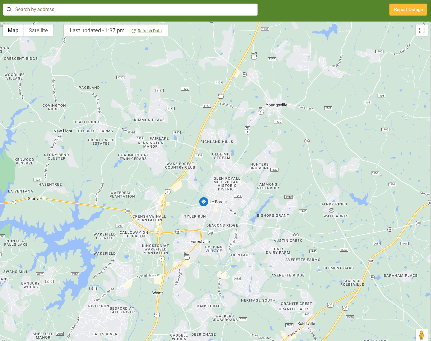 Outage Map